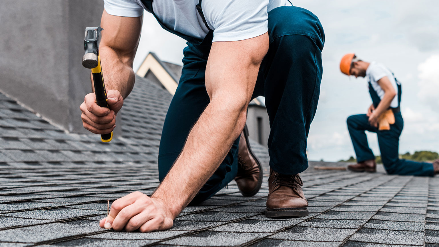 Man working on roof | Roof Restoration York SC Roof Restoration York SC