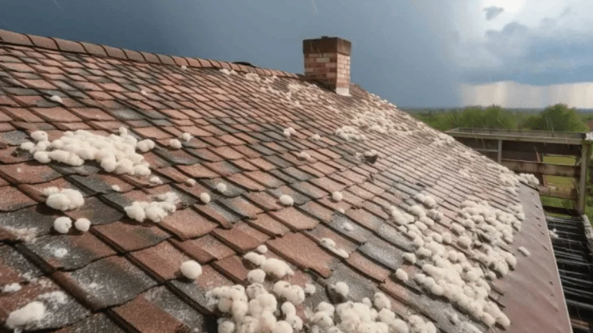 Roof Leak After a Hail Storm What to Do & What Not to Do